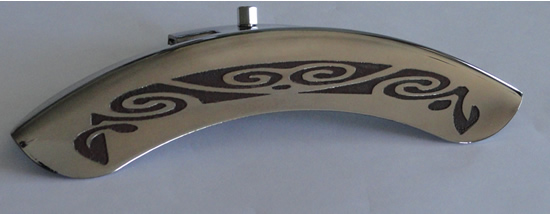 engraved armrest