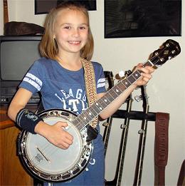 Child size banjo