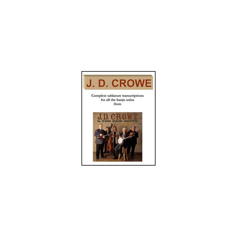 Book - J.D.Crowe Banjo Solos in tablature from the album J.D. Crowe & The New South Lefty's Old Guitar