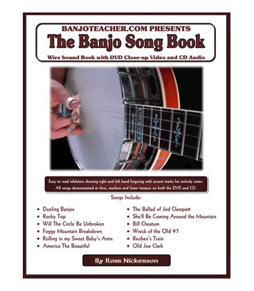 Book - The Banjo Song Book, CD and DVD