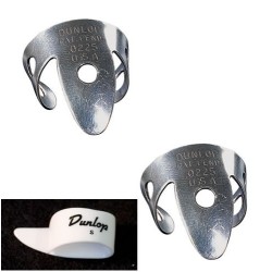 Child Size Bob Perry Cobalt Coated Banjo Picks | Fingerpicks for Kids