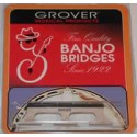 Grover Banjo Bridges | 5-string | 4-string | Standard Sizes 5/8 - 1/2