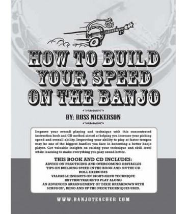 E-Book - How To Build Your Speed On The Banjo E-Book With Recordings To Download