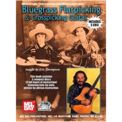 Guitar - Bluegrass Flatpicking & Crosspicking Guitar - Book/3 CD Set