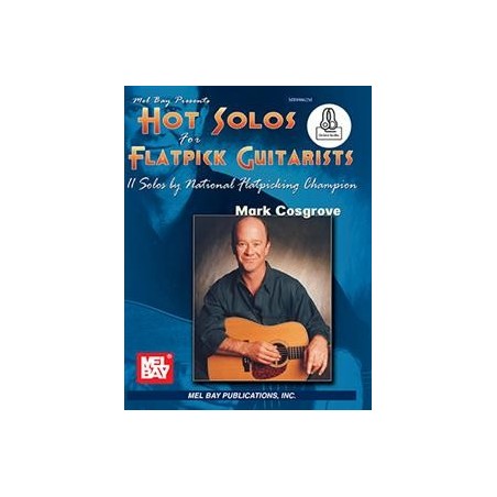 Guitar - Hot Solos for Flatpick Guitarists -(Book + Online Audio)