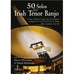 Book - Gerry O'Connor - 50 Solos For Irish Tenor Banjo Book/CD Set