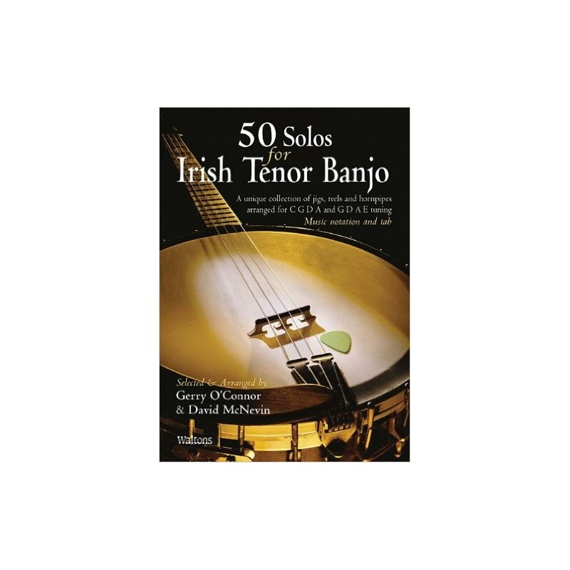 Book - Gerry O'Connor - 50 Solos For Irish Tenor Banjo Book/CD Set