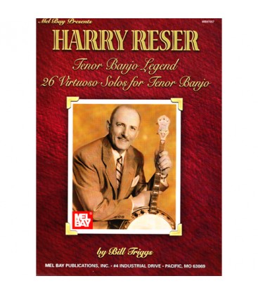 Book - Harry Reser Tenor Banjo Legend 26 Virtuoso Solos for Tenor Banjo