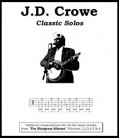 J.D. Crowe Classic Solos Tablature transcriptions