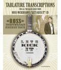 Let's Kick It Banjo Tablature Tab Transcription Book and CD By Ross Nickerson