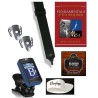 Beginner Banjo Package Deal - Instructional DVD, tuner,picks,strings,strap and membership