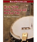 Rock Solid Banjo Timing and Back Up Banjo Instruction DVD By Ross Nickerson - DVD and Tablature Book