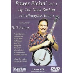 DVD - Vol1 - Back up Banjo-Up the Neck with Bill Evans