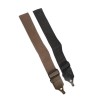 Strap - Banjo Strap with Special Leather Tabs - Black