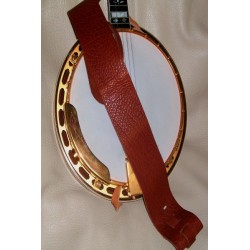 Comfortable Banjo Strap | 3 Inch Leather | Wider Shoulder