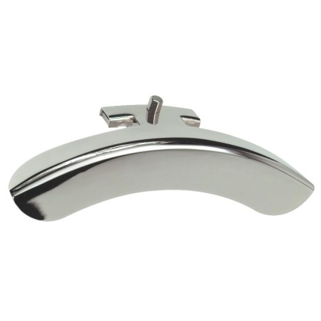 Nickel Plated Brass Armrest - Golden Gate P-104 - 1 Leg Armrest