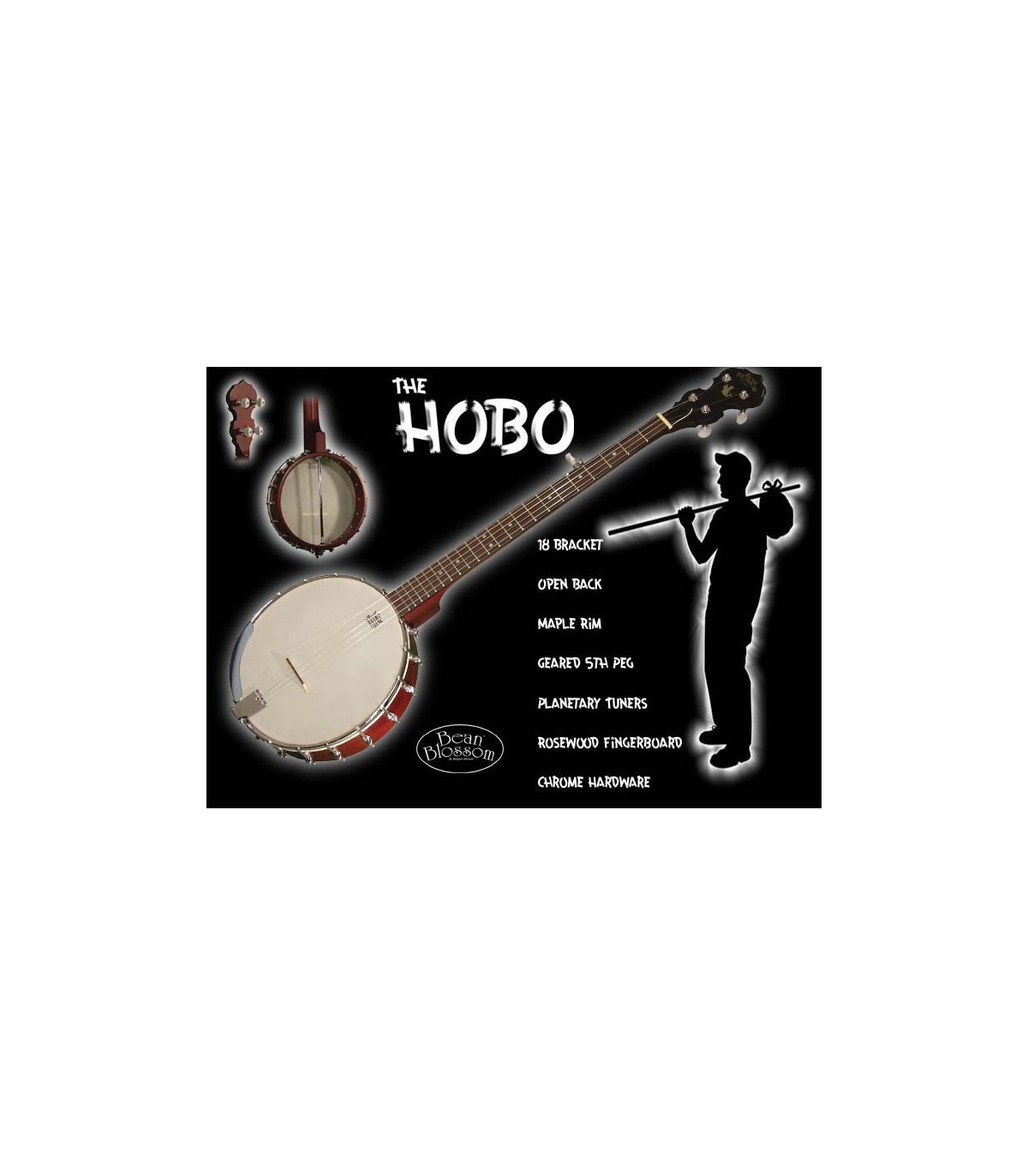 Morgan MOnroe Hobo Light Easy to Hold -Banjo - Bannjos at
