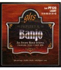 6 String Banjo Strings - Loop End - GHS- PF120