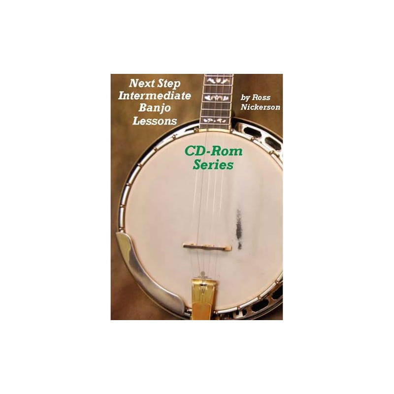 CD ROM - Next Step Intermediate Banjo Lessons on CD-Rom