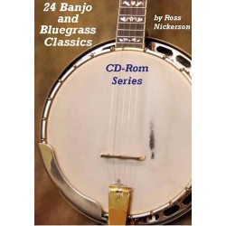 CD ROM - 24 Banjo and Bluegrass Classic CD Rom Series/two discs CD Rom Series/two discs