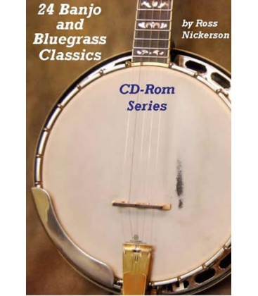 CD ROM - 24 Banjo and Bluegrass Classic CD Rom Series/two discs CD Rom Series/two discs