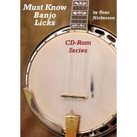 CD ROM - Must Know Banjo Licks CD Rom Series