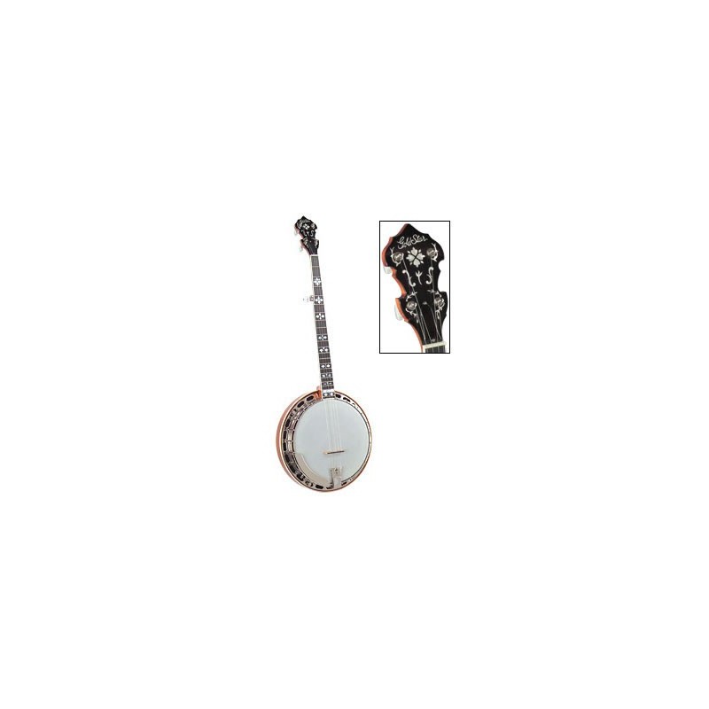 Goldstar Hearts and Flowers Banjo - Includes free case and U.S. shipping