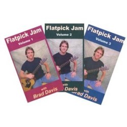 Bluegrass Band Play Along DVD - Collection - Flatpick Jam Volumes 1, 2, & 3 With Brad Davis