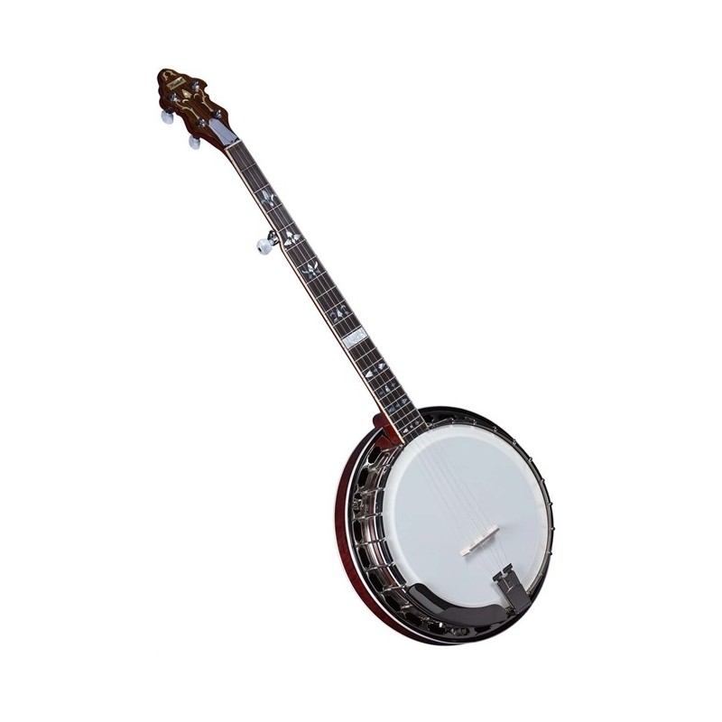 Banjo - Flinthill FHB-300A Maple Resonator Banjo with hardshell case - Raised Head