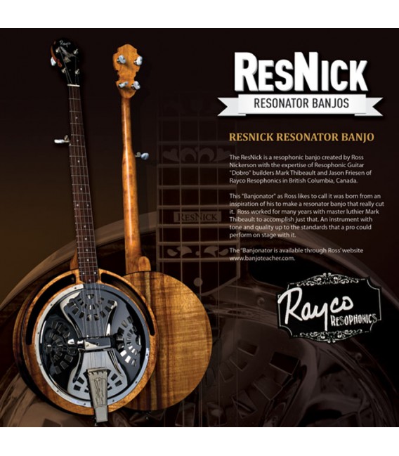 Resnick Resophonic Banjo - NO LONGER BEING BUILT
