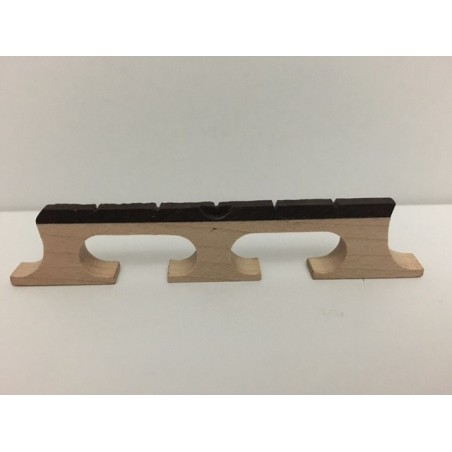 Standard Size 5/8 Maple Bridge with special Compensated G String (3rd string) for Better Intonation