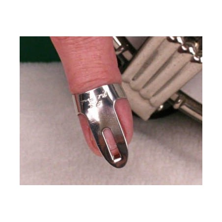 Perfect Touch Clawhammer Banjo  Finger Pick - Nickel-Silver