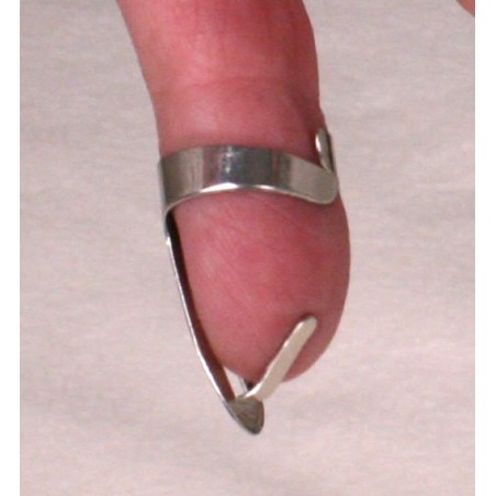 Perfect Touch Clawhammer Banjo  Finger Pick - Nickel-Silver