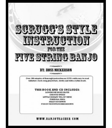 Scruggs Style Instruction for Five-String Banjo