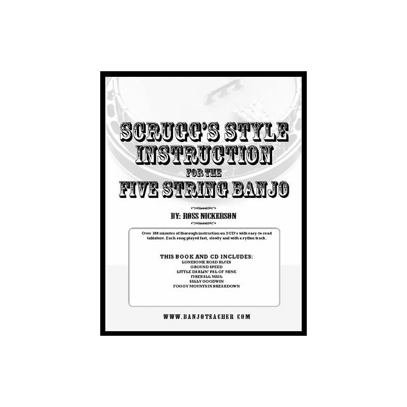 Scruggs Style Instruction for Five-String Banjo