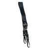 MORGAN MONROE MBS-QR3-BK BANJO STRAP QUICK RELEASE BLACK LEATHER