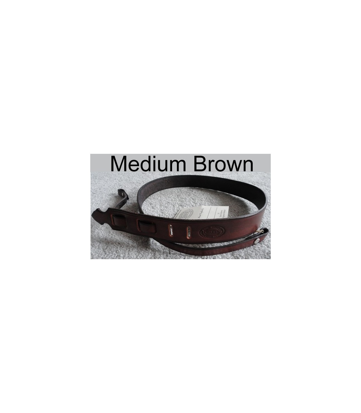 Leather Straps for 5 String Banjo, Dogwood Designs