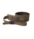 Deering Stiched Leather Cradle Straps for Open Back Banjos with Small Space for Straps