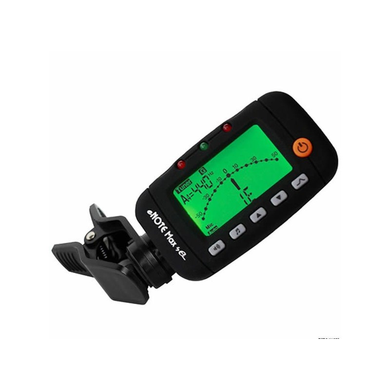 Eleca Enote Max 3-in-1 Clip-on Chromatic Banjo Tuner , Metronome and Tone Generator