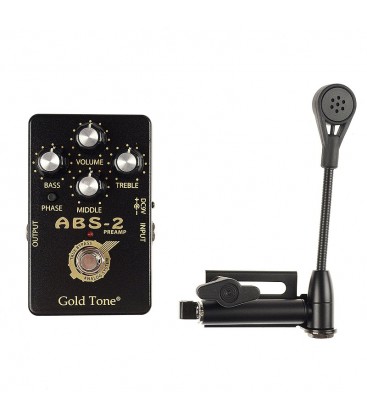 ABS Gold Tone Banjo and Dobro Mic/Pickup