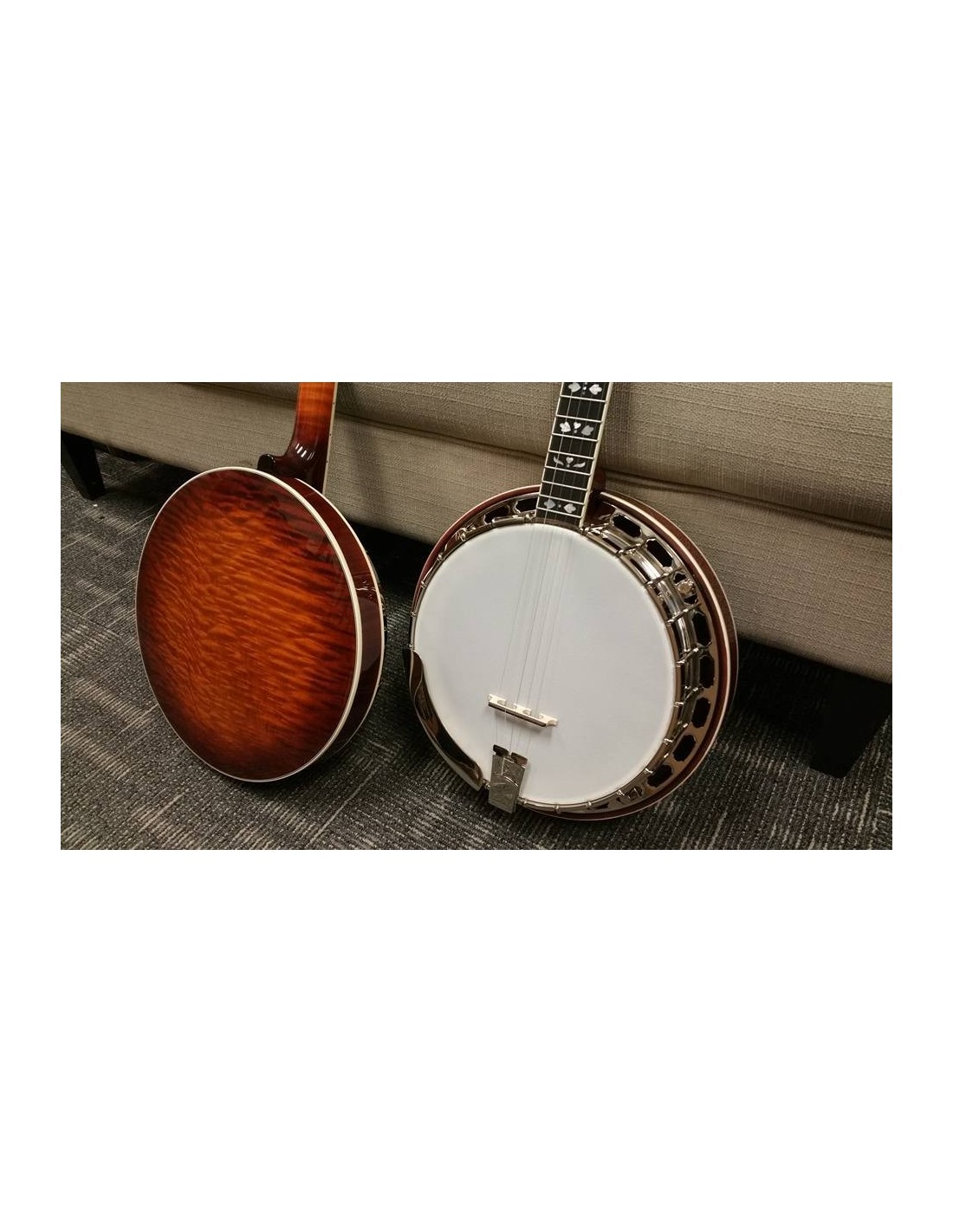 Recording King RK85 RK R85 Elite Flamed Maple Neck Resonator