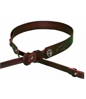 The New Button Post Leather Banjo Strap - Best Leather Strap System