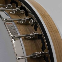 DEERING WHITE LOTUS 5-STRING BANJO