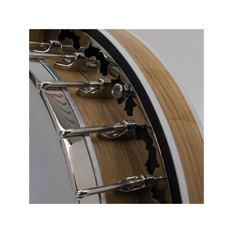 DEERING WHITE LOTUS 5-STRING BANJO