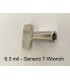 T-Wrench for Tightening the Banjo Head 6.3, 1/4, 9/32 + 5/16