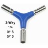 T-Wrench for Tightening the Banjo Head 6.3, 1/4, 9/32 + 5/16