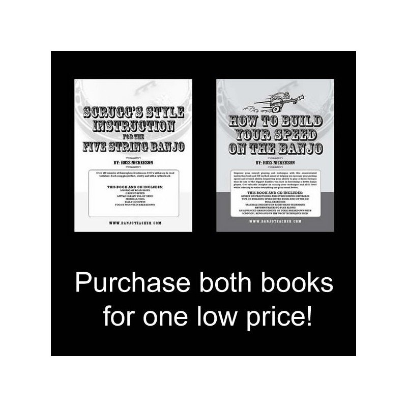 How to Build Speed Your Speed on the Banjo AND Scruggs Style Instruction for 5-String Banjo - By Ross Nickerson