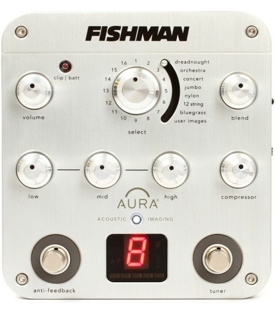 Fishman Aura Spectrum DI Preamp | PRO-AUR-SPC | Banjo Preamp