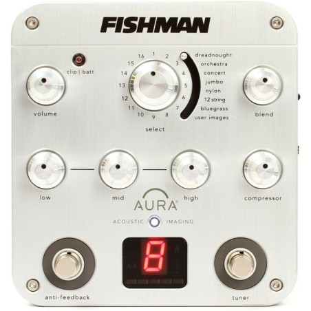 Fishman Preamp Aura Spectrum DI Preamp Box- for Banjo - PRO-AUR-SPC