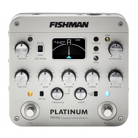 Fishman Platinum Pro EQ Analog Preamp - PRO-PLT-201 - Preamp for Banjos